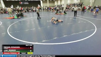 106 lbs Cons. Round 2 - Michael McNamara, Illinois vs Luke Jennings, Black Fox Wrestling Academy