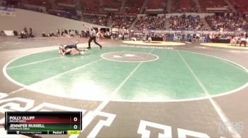 6A/5A Girls 110 1st Place Match - Jennifer Russell, Corvallis Girls vs Polly Olliff, Dallas Girls