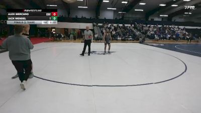184 lbs Finals (2 Team) - Alex Mercado, Centenary vs Jack Wendel, York