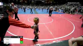 46 lbs Consi Of 8 #1 - Aiden Crone, McAlester Youth Wrestling vs Hudson Smith, Salina Wrestling Club