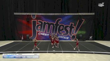 Tech Cheer - Cedar Park - Night Riders [2025 L1.1 Junior - PREP Day 1] 2025 JAMfest San Antonio Classic