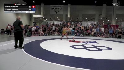 79 lbs Champ. Round 1 - Konlin Weaver, Club Lucha vs Charles Petit, Viking RTC