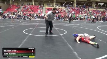 64 lbs Round 4 (6 Team) - Luke Booher, Honey Badger Wrestling Club vs Michael Dunn, Ridge Wrestling Club