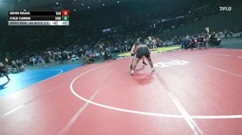 6A Boys 215 lbs Cons. Round 2 - Kevin Rojas, Tualatin Boys vs Cole Carkin, Sherwood Boys