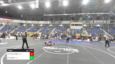 138 lbs Semifinal - Niko Fernandez, Pueblo East vs Kozad Porter, Cheyenne East