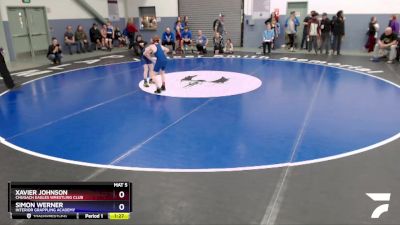 70 lbs Round 1 - Xavier Johnson, Chugach Eagles Wrestling Club vs Simon Werner, Interior Grappling Academy