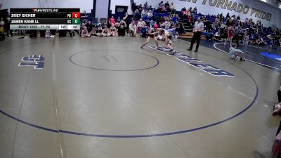 71-76 lbs Round 1 - James Kane Ll, Grove City vs Zoey Eicher, Phoenix WC