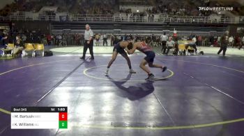 160 lbs Prelims - Michael Bartush, Greens Farms Academy vs Kendrick Williams, All Saints Episcopal School