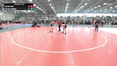 113 lbs Consi Of 16 #1 - Caleb Kirk, LA vs Dylan Yarema, AL