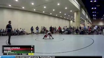 152 lbs Quarters & Wb (16 Team) - Bas Diaz, Somerset Academy vs Dominic Litchfield, Delta Eagles