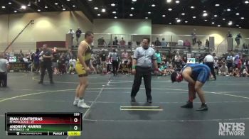 220 lbs Round 2 (6 Team) - Andrew Harris, Mi Pitbulls vs Iban Contreras, Mi Mafia Black