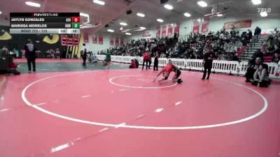 115 lbs Cons. Round 3 - Jaylyn Gonzales, Ayala vs Marissa Morelos, Downey