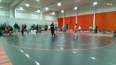 160 lbs Champ. Round 2 - London Crossley, Rochester Christian vs Haley Diaz, Unattached