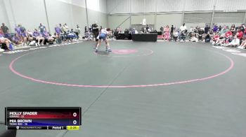 105 lbs Quarters & 1st Wb (16 Team) - Molly Spader, Kansas vs Mia Brown, Texas Red