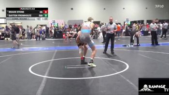 157 lbs Cons. Round 1 - Braun Stone, Columbus vs Dayton Fromholtz, St. Francis WC
