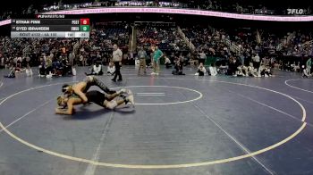 4A 132 lbs Cons. Round 1 - Ethan Finn, Pinecrest vs Syed Ibraheem, Southwest Guilford High School