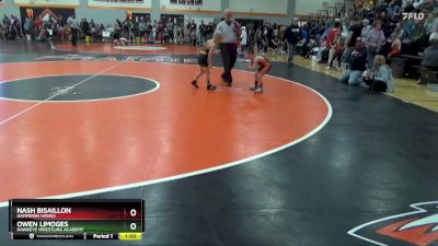 5th Place Match - Nash Bisaillon, Hammerin Hawks vs Owen Limoges, Hawkeye Wrestling Academy