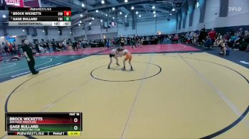 65 lbs Quarterfinal - Gage Bullard, Texans Wrestling Club vs Brock Wicketts, Bar None Wrestling