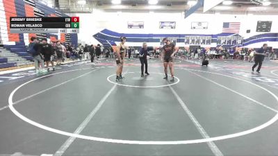 190 lbs Cons. Round 3 - Roman Velasco, Cerritos vs Jeremy Brieske, Etiwanda
