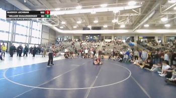 132 lbs 5th Place Match - William Shallenberger, Wasatch vs Maddox Lechman, Windsor