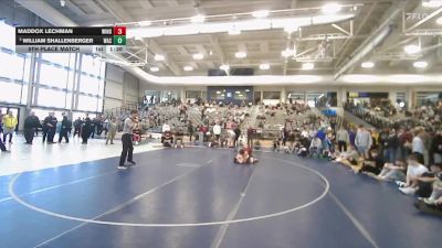 132 lbs 5th Place Match - William Shallenberger, Wasatch vs Maddox Lechman, Windsor