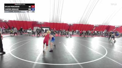 120 lbs Cons. Round 2 - Dylan Ponchaud, Weigh In Club vs Carter Grinage, Cumberland