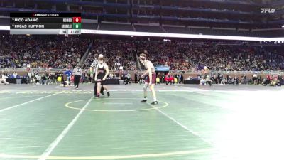 D1-120 lbs Champ. Round 1 - Nico Adamo, Romeo vs Lucas Huitron, Grandville
