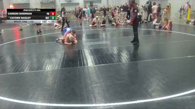 116 lbs 1st Place Match - Cayden Bagley, Matlife vs Carson Sherwan, Prime Wrestling