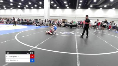 120 lbs Rd Of 32 - Caleb Thompson, Va vs Jackson Stocker, Sc