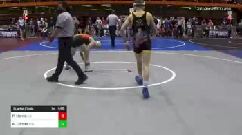 106 lbs Quarterfinal - Payton Harris, Legends Of Gold vs Kipp Cordes, Black Hills Stampede