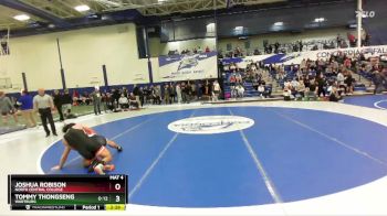 141 lbs Quarterfinal - Tommy Thongseng, Wartburg vs Joshua Robison, North Central College