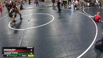 105 lbs Semifinal - Artasam Feizi, Bay Area Dragons vs Maximus Chavez, Alpha Dawg