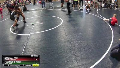 105 lbs Semifinal - Artasam Feizi, Bay Area Dragons vs Maximus Chavez, Alpha Dawg