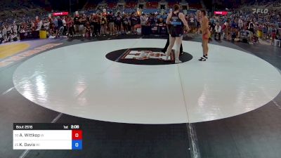 170 lbs Cons 32 #2 - Averie Wittkop, IA vs Kalie Davis, WI