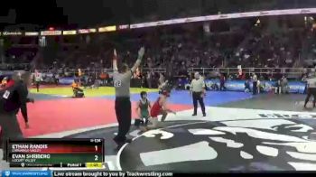 II-126 lbs Champ. Round 1 - Ethan Randis, Chenango Valley vs Evan Shriberg, Locust Valley