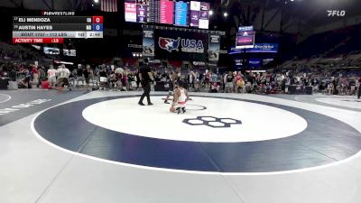 113 lbs Cons. Rd Of 32 - Eli Mendoza, CA vs Austin Hayes, MD