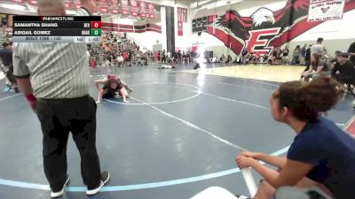 140 lbs Round 4 - Samantha Shang, Etiwanda vs Abigail Gomez, Panther Academy Of Wrestling