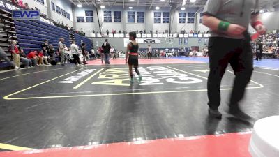 78 lbs Semifinal - Eli Landers, Rogers Iron Wrestling vs Grady Langham, Honey Badger Wrestling Club