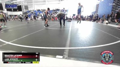 160 lbs Round 1 (4 Team) - Braxten Lackner, Missouri Outlaws vs Luke Schultz, Potentially Dangerous