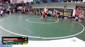 138 lbs Cons. Round 4 - Beau Nezbeth, Louisville vs Connor McClintock, Hoover (North Canton)