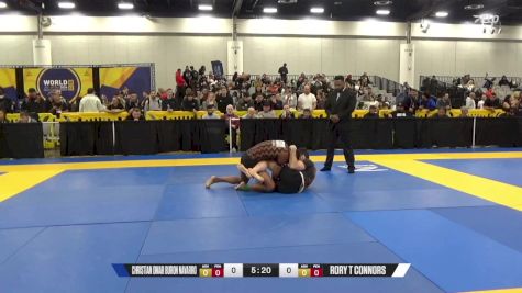 Rory T Connors vs Christian Omar Buron Navarro 2024 World IBJJF Jiu-Jitsu No-Gi Championship