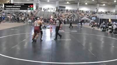 A 175 lbs Cons. Round 2 - Thomas Solomon, Eagleville High School vs John Fitzpatrick, Upperman High School