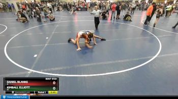 119 lbs Cons. Round 5 - Daniel Blanke, IL vs Kimball Elliott, IA