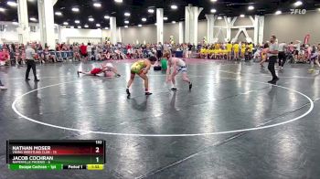 132 lbs Round 2 (10 Team) - Nathan Moser, Viking Wrestling Club vs Jacob Cochran, Naperville Phoenix