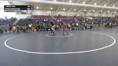 120 lbs Cons. Rd Of 16 - Mateo Ruiz, CYC vs Adrian Hernandez, Canyon Springs High School