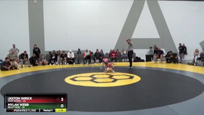 55 lbs Round 3 (6 Team) - Jaxton Wirick, Team Atomic vs Mylan Webb, Beast Mode