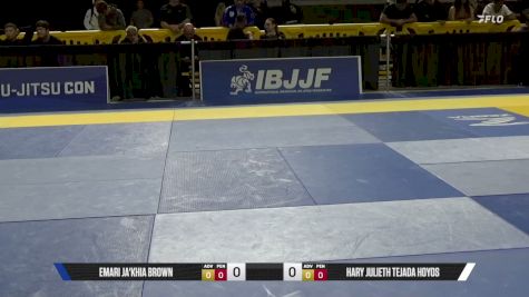 Anna Clara Pinheiro Leite vs Emari Ja'khia Brown 2026 Pan Jiu Jitsu IBJJF Championship