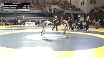 138 lbs Consi Of 16 #1 - George Mamakos, Linsly School vs Carter Mangan, William Penn Charter