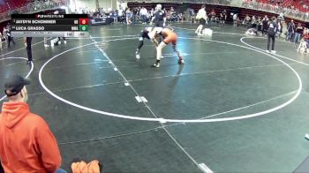95 lbs Quarterfinal - Jaydyn Schommer, Nebraska Boyz vs Luca Grasso, MWC Wrestling Academy