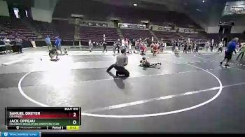 50 lbs Round 2 - Jack Oppeau, Colorado Regulators Wrestling Club vs Samuel Dreyer, Colorado